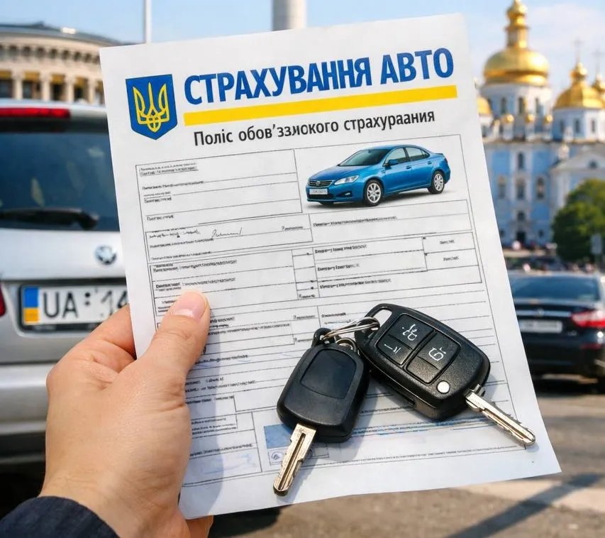 Страхування авто Україна 2026: ОСЦПВ і КАСКО — ціни і що вибрати