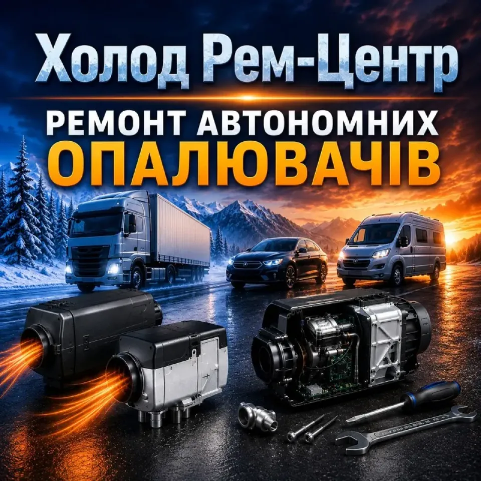 Автозапчастини «Холод Рем-Центр» Ремонт та обслуговування автономних опалювачів Умань
