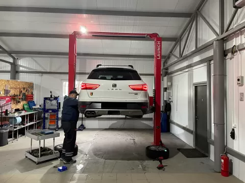 Вібростенд, діагностика ходової на стенді APS 2444