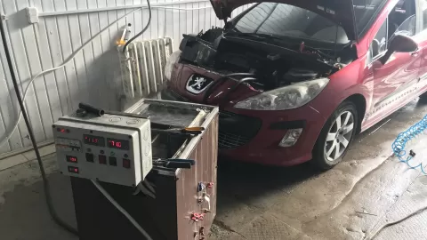 Ремонт чищення та промивання радіатора печі, промивання системи охолодження. 896